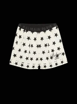 Kids/BOY Balmain Signature Stars Shorts
