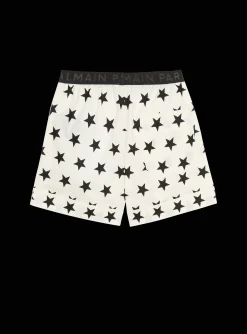 Kids/BOY Balmain Signature Stars Shorts