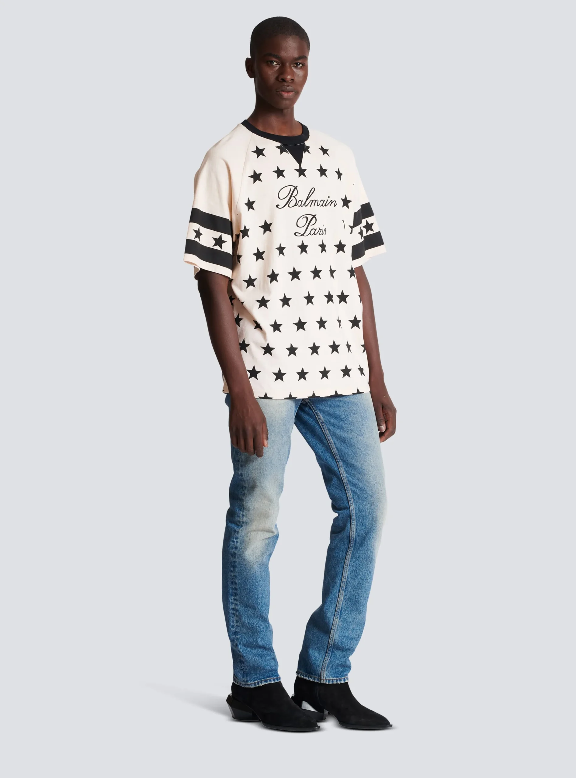 Balmain Signature Stars T-shirt