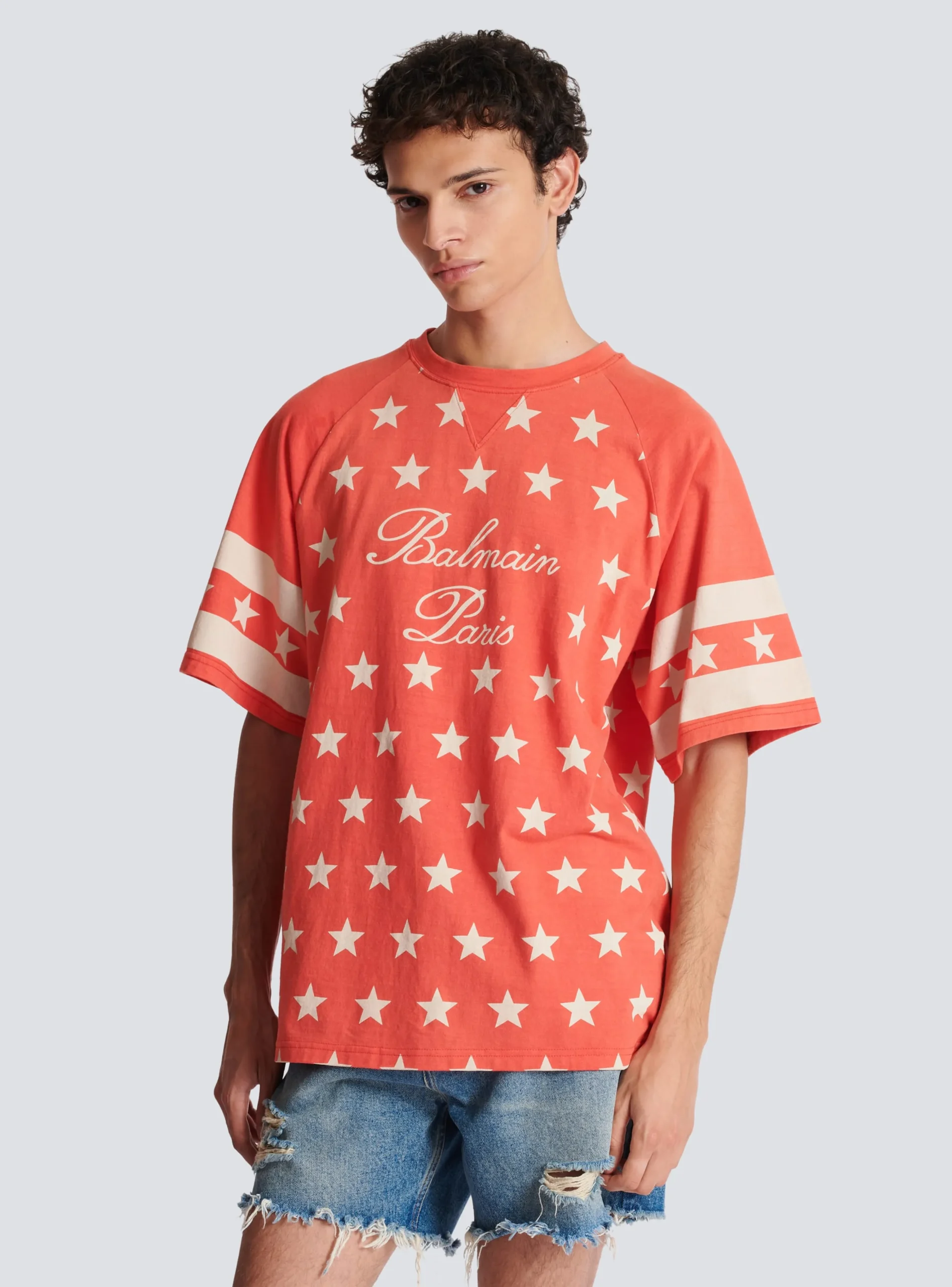 Balmain Signature Stars T-shirt
