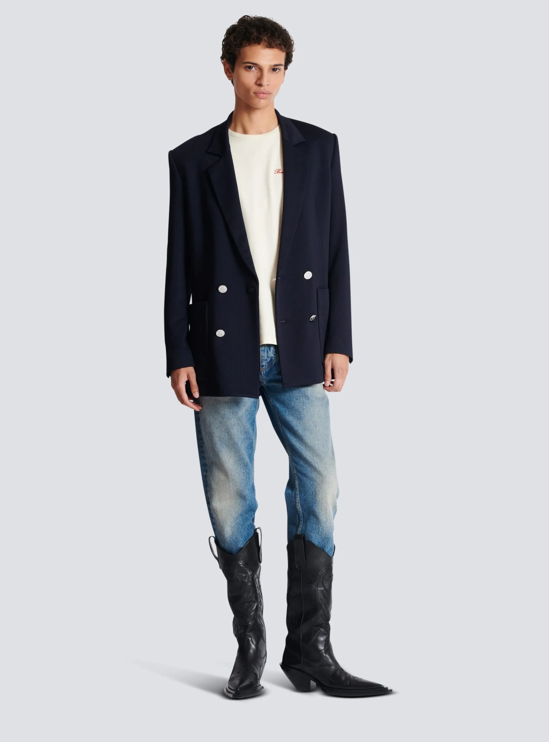 Balmain Signature Western T-shirt