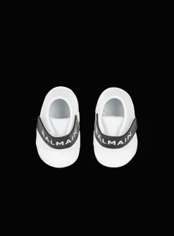 Kids Balmain Velcro Trainers
