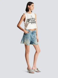 Women Balmain Western Tank Top