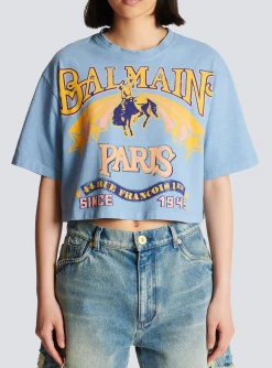 Women Balmain Western T-shirt