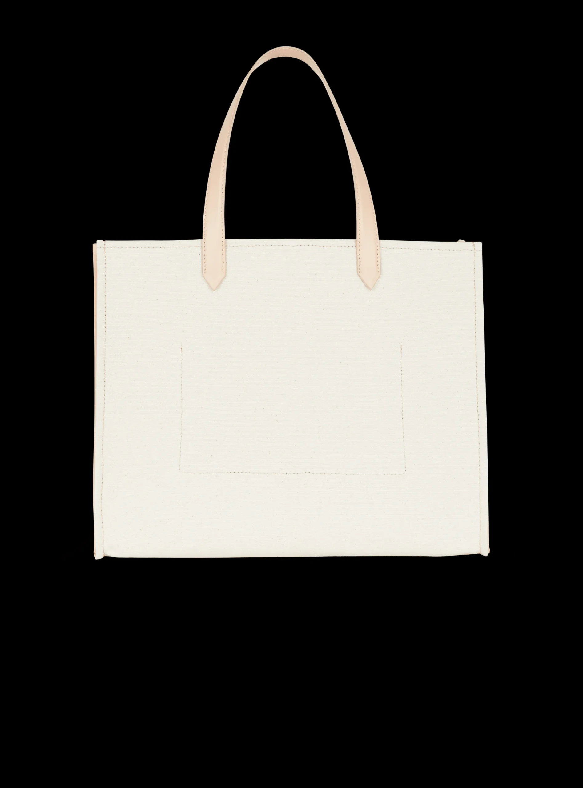 Women Balmain B-Army 42 Canvas And Smooth Leather Tote Bag