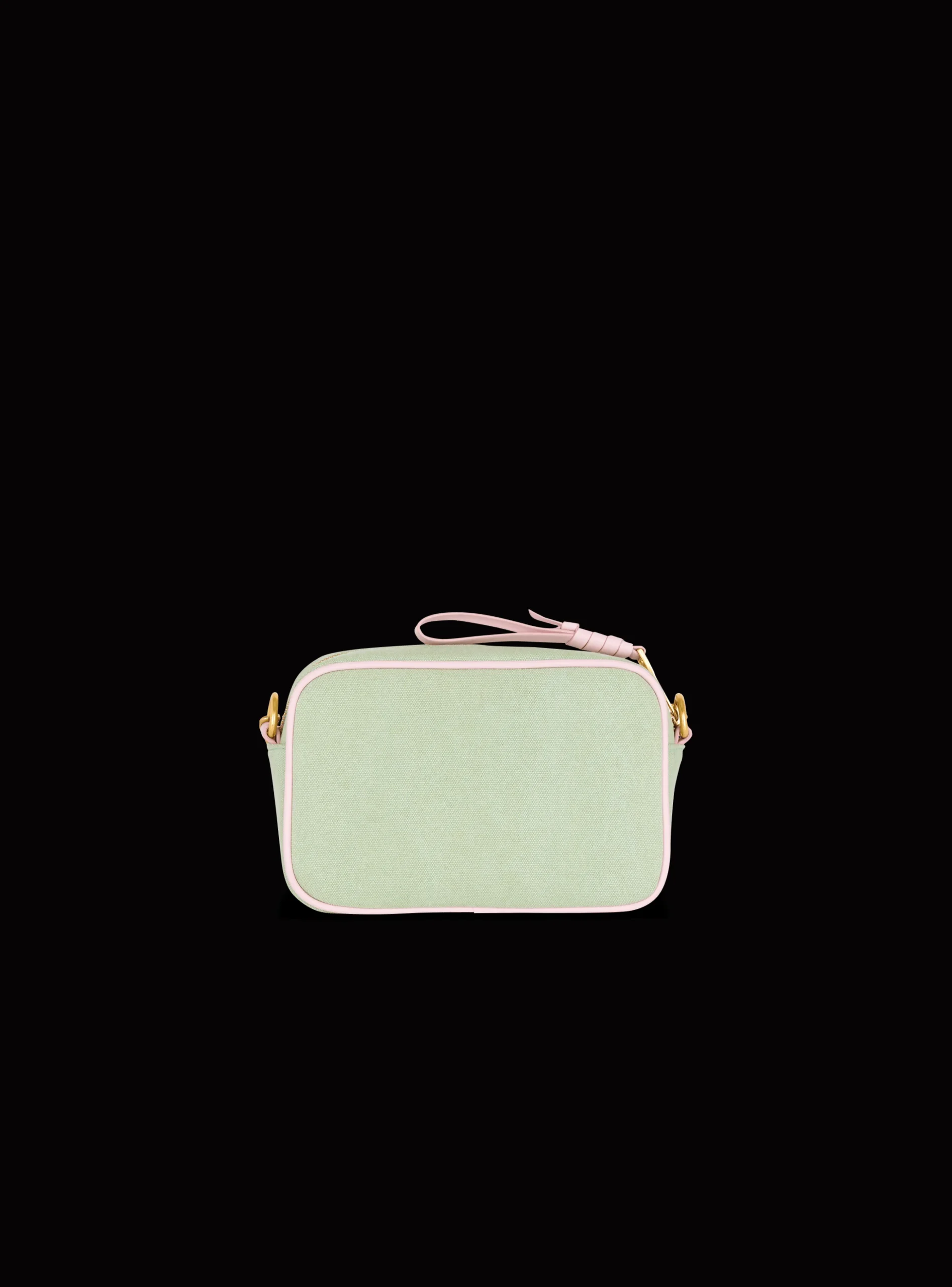 Balmain B-Army Camera Case In Canvas And Leather