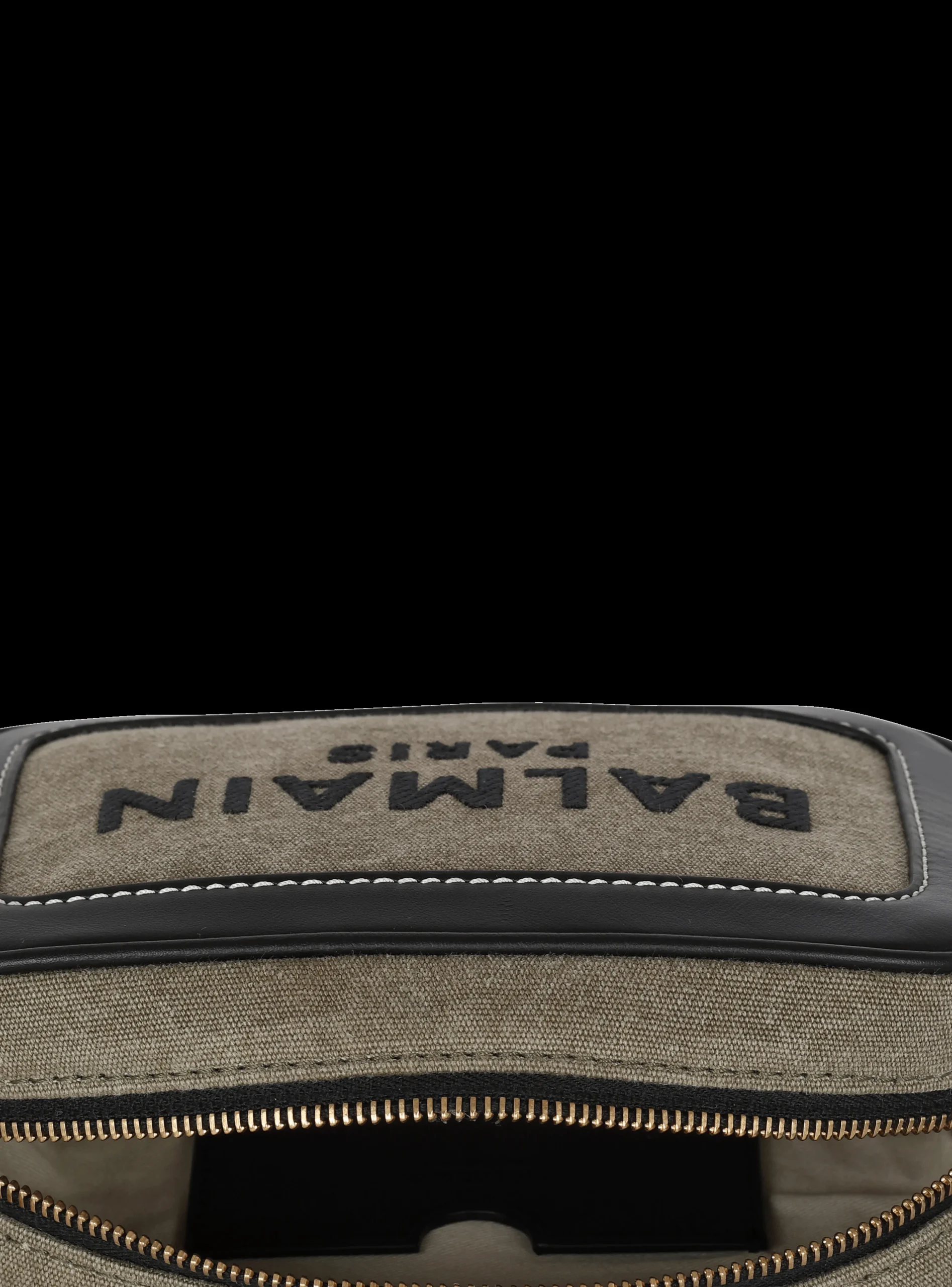 Women Balmain B-Army Canvas And Leather Clutch
