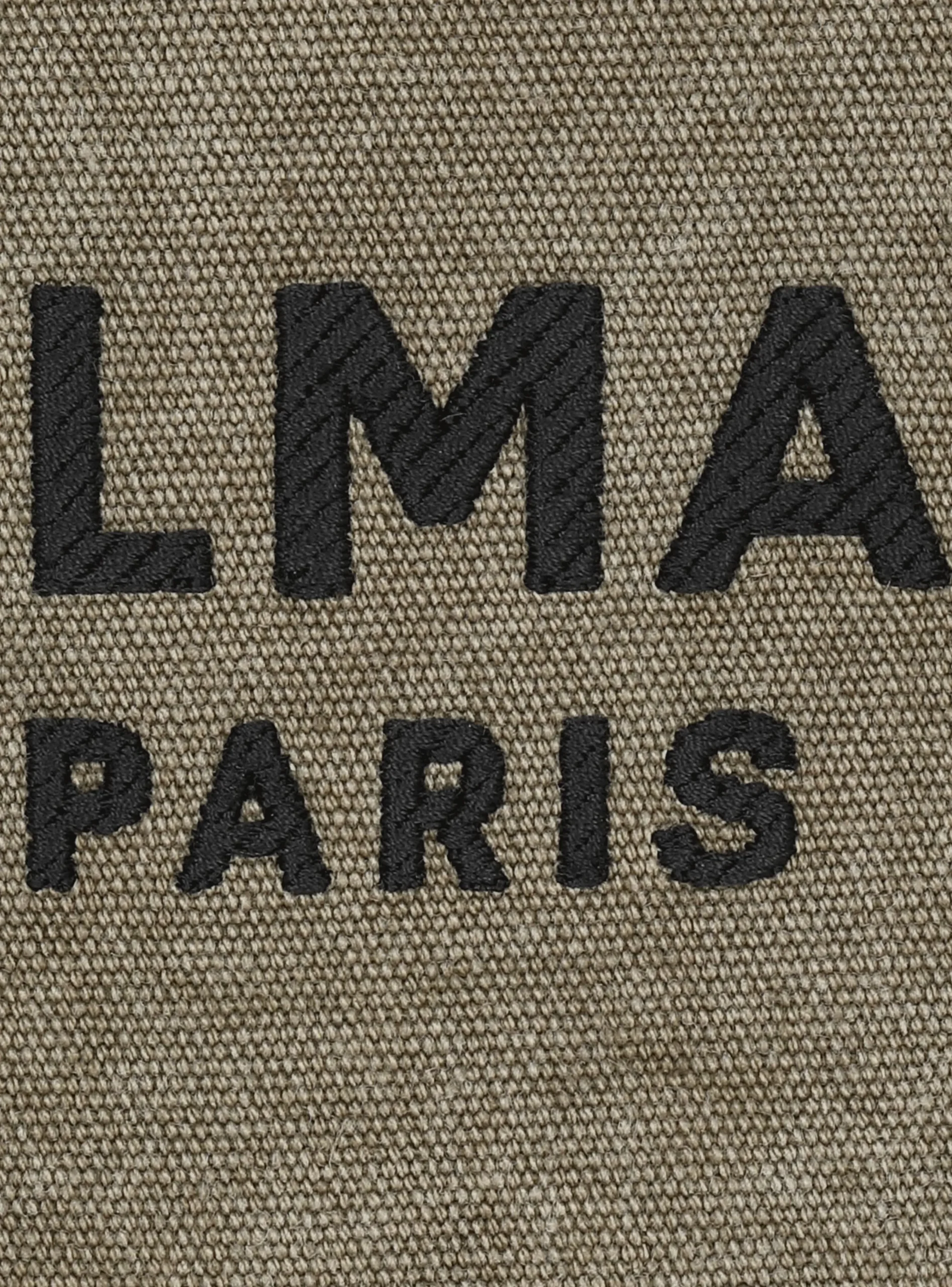 Women Balmain B-Army Canvas And Leather Clutch