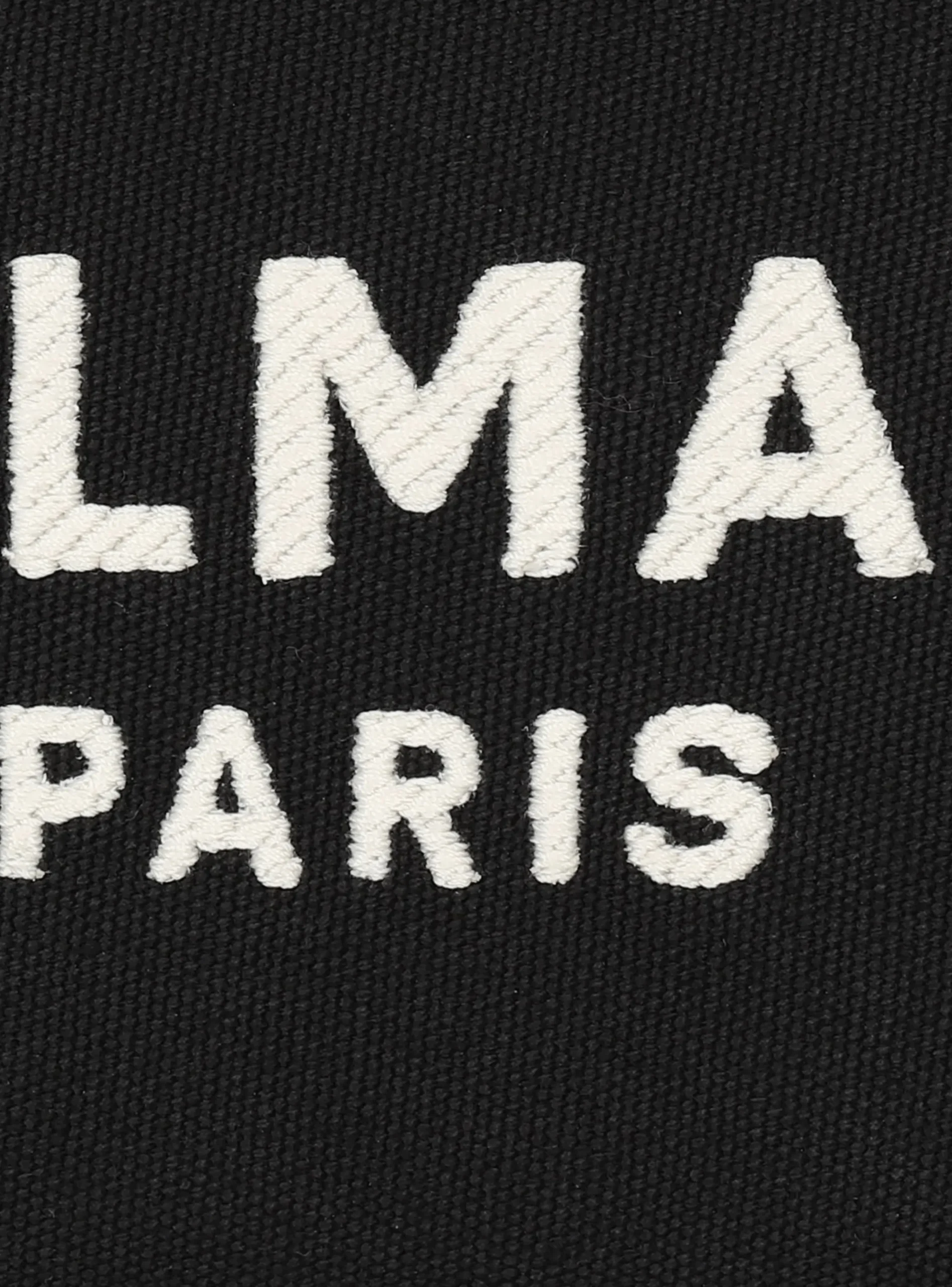 Women Balmain B-Army Canvas And Leather Clutch