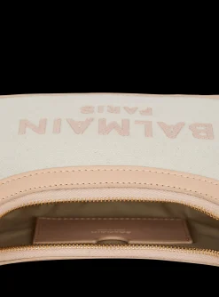 Women Balmain B-Army Canvas And Leather Handbag