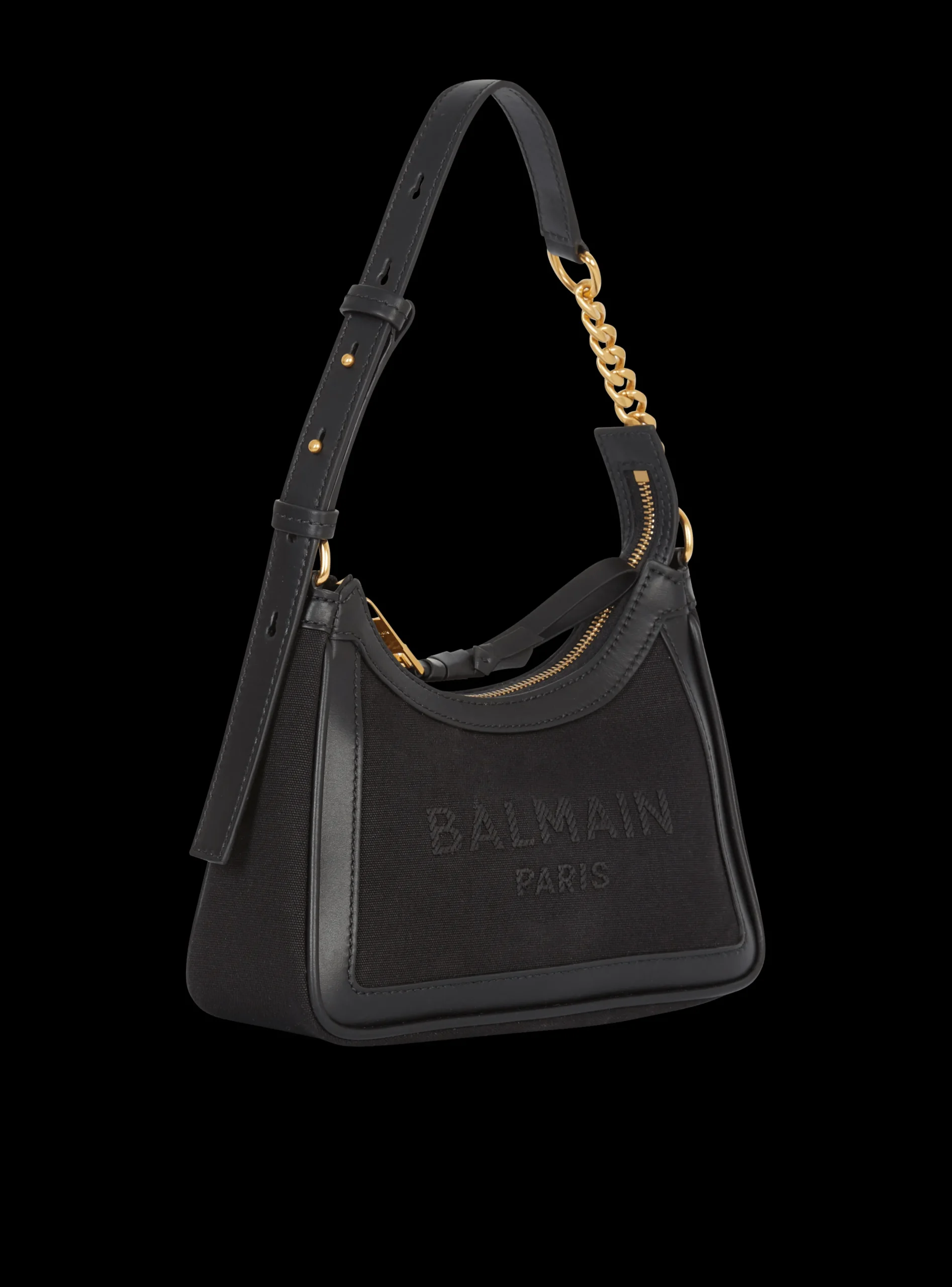 Women Balmain B-Army Canvas And Leather Handbag