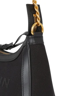 Women Balmain B-Army Canvas And Leather Handbag