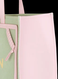 Women Balmain B-Army Medium Canvas And Leather Tote Bag