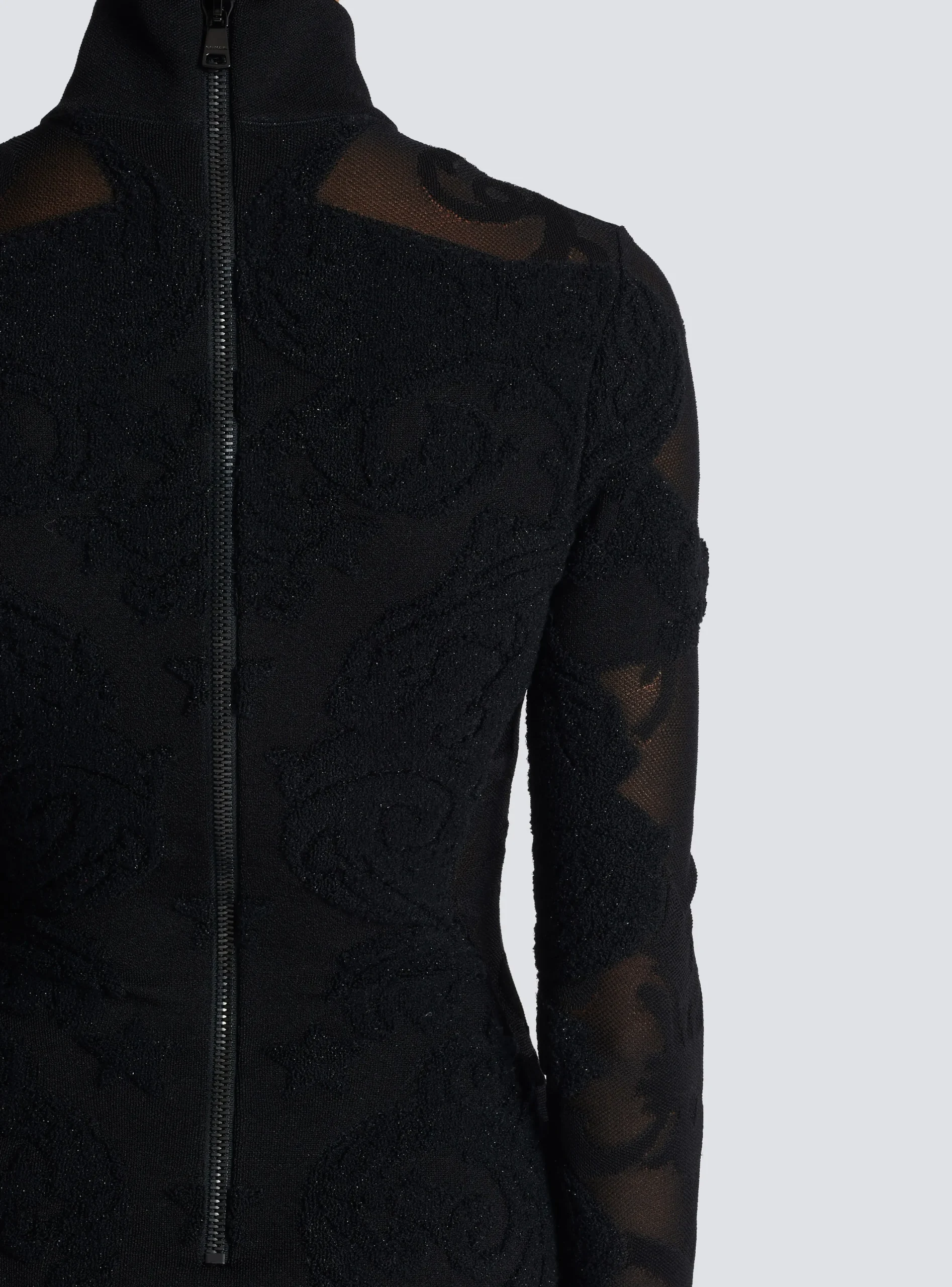 Women Balmain Baroque Fine Knit Dress