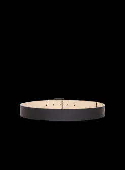 Balmain B-Belt Rubber-effect Leather Belt