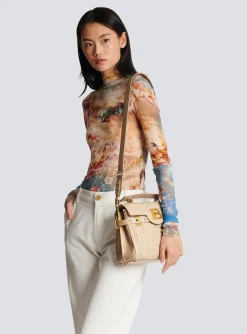 Women Balmain B-Buzz 23 Bag In Monogram Quilted Leather