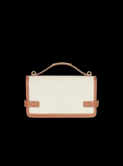 Women Balmain B-Buzz 24 Canvas And Leather Bag
