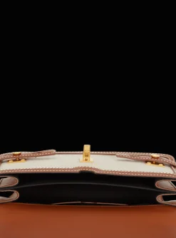 Women Balmain B-Buzz 24 Canvas And Leather Bag