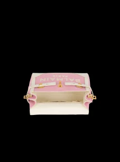 Women Balmain B-Buzz 23 Canvas And Leather Bag