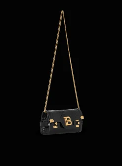 Women Balmain B-Buzz 23 Clutch In Crocodile-print Leather