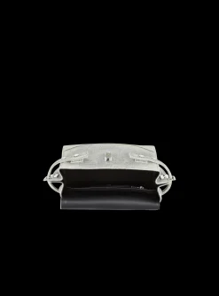 Women Balmain B-Buzz 23 Faded denim Bag