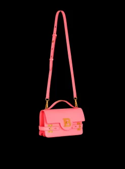 Women Balmain B-Buzz 24 Grained Leather Bag