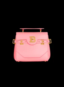 Women Balmain B-Buzz 23 Grained Leather Bag