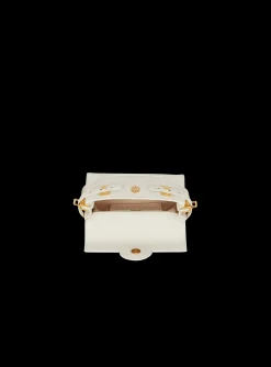 Women Balmain B-Buzz 19 Monogram Grained Leather Bag