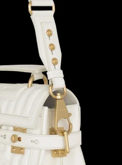 Women Balmain B-Buzz 23 Quilted Leather Bag