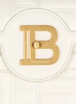 Women Balmain B-Buzz 23 Quilted Leather Bag
