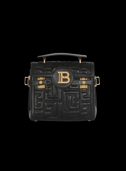 Women Balmain B-Buzz 23 Quilted Leather Bag