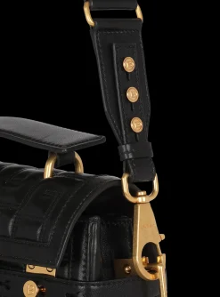 Women Balmain B-Buzz 23 Quilted Leather Bag