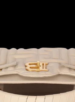Women Balmain B-Buzz 22 Top Handle Bag In Monogram Quilted Leather