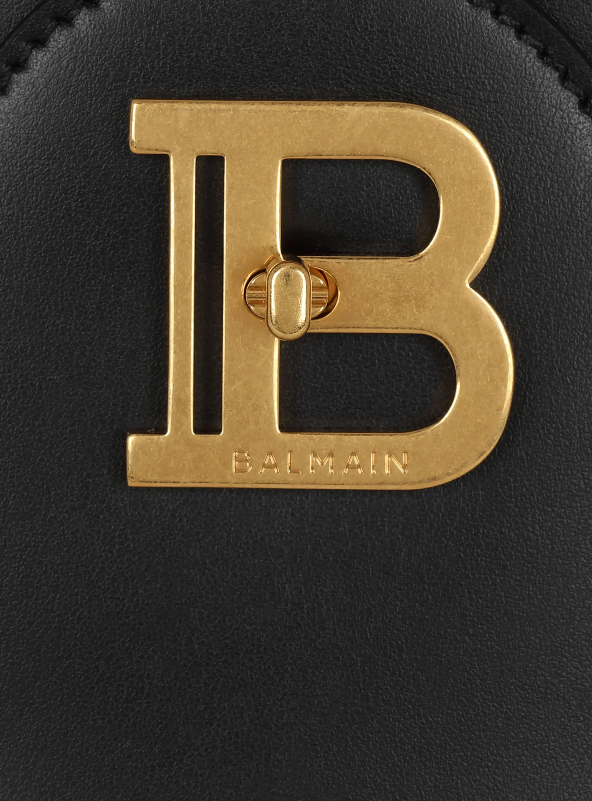 Women Balmain B-Buzz 22 Top Handle Leather Bag