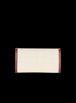 Women Balmain B-Buzz Canvas And Leather Wallet