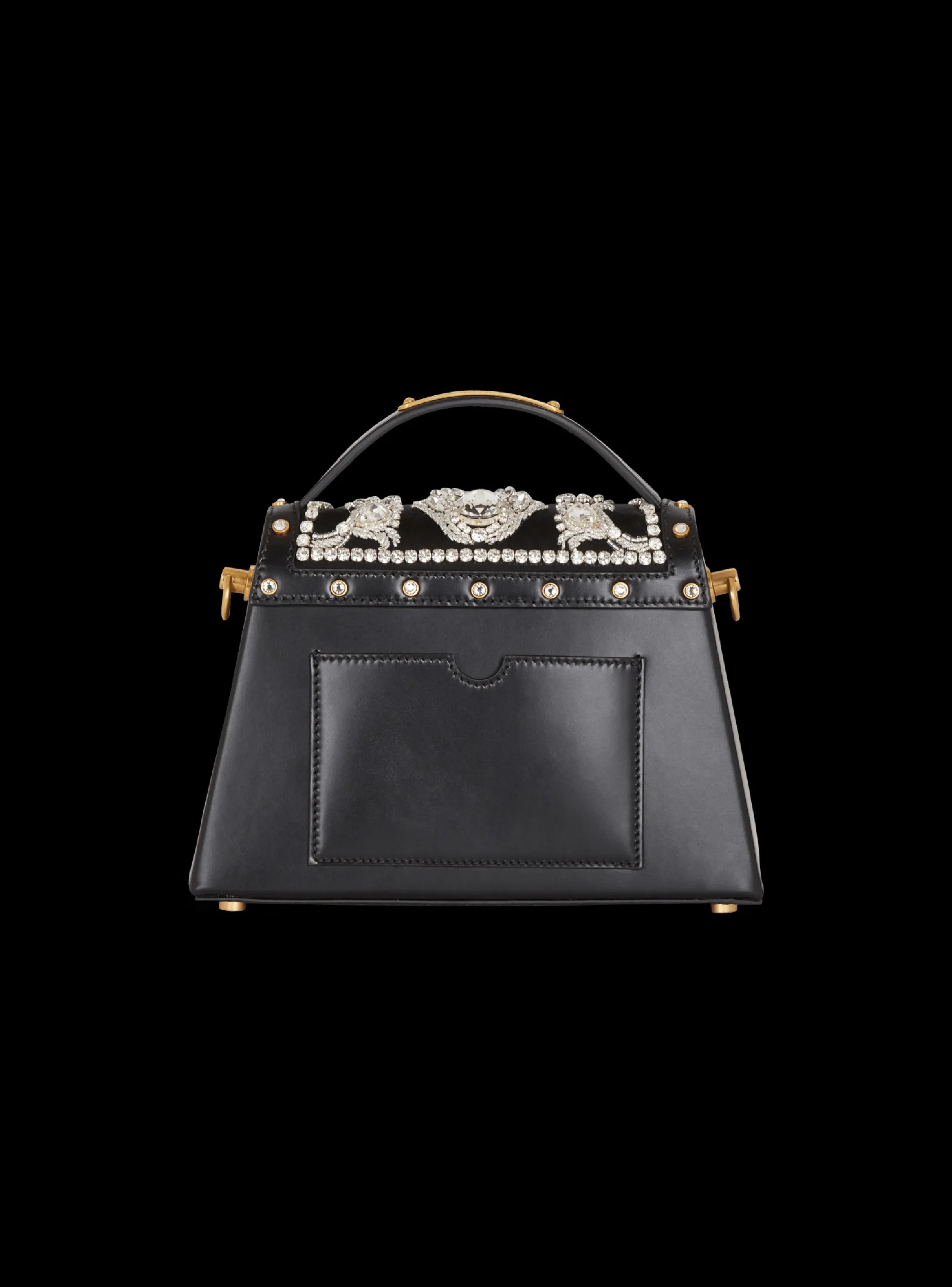 Women Balmain B-Buzz Dynasty Bag In Embroidered Satin