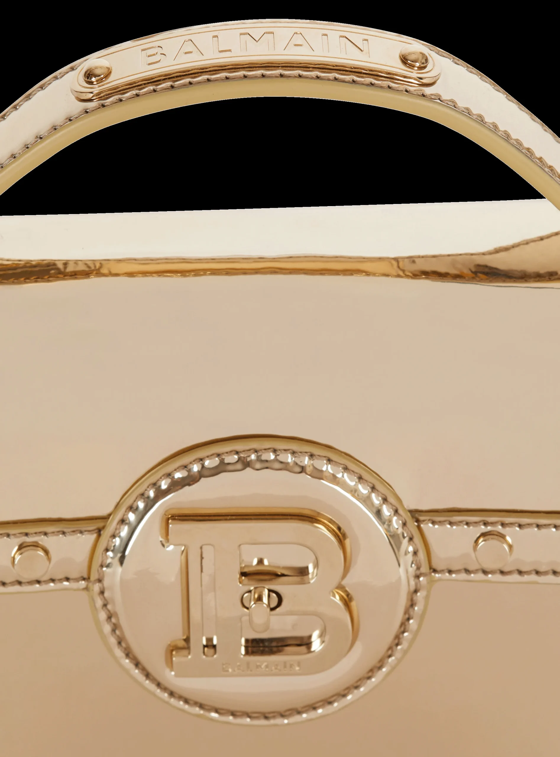 Women Balmain B-Buzz Dynasty Bag In Patent Leather