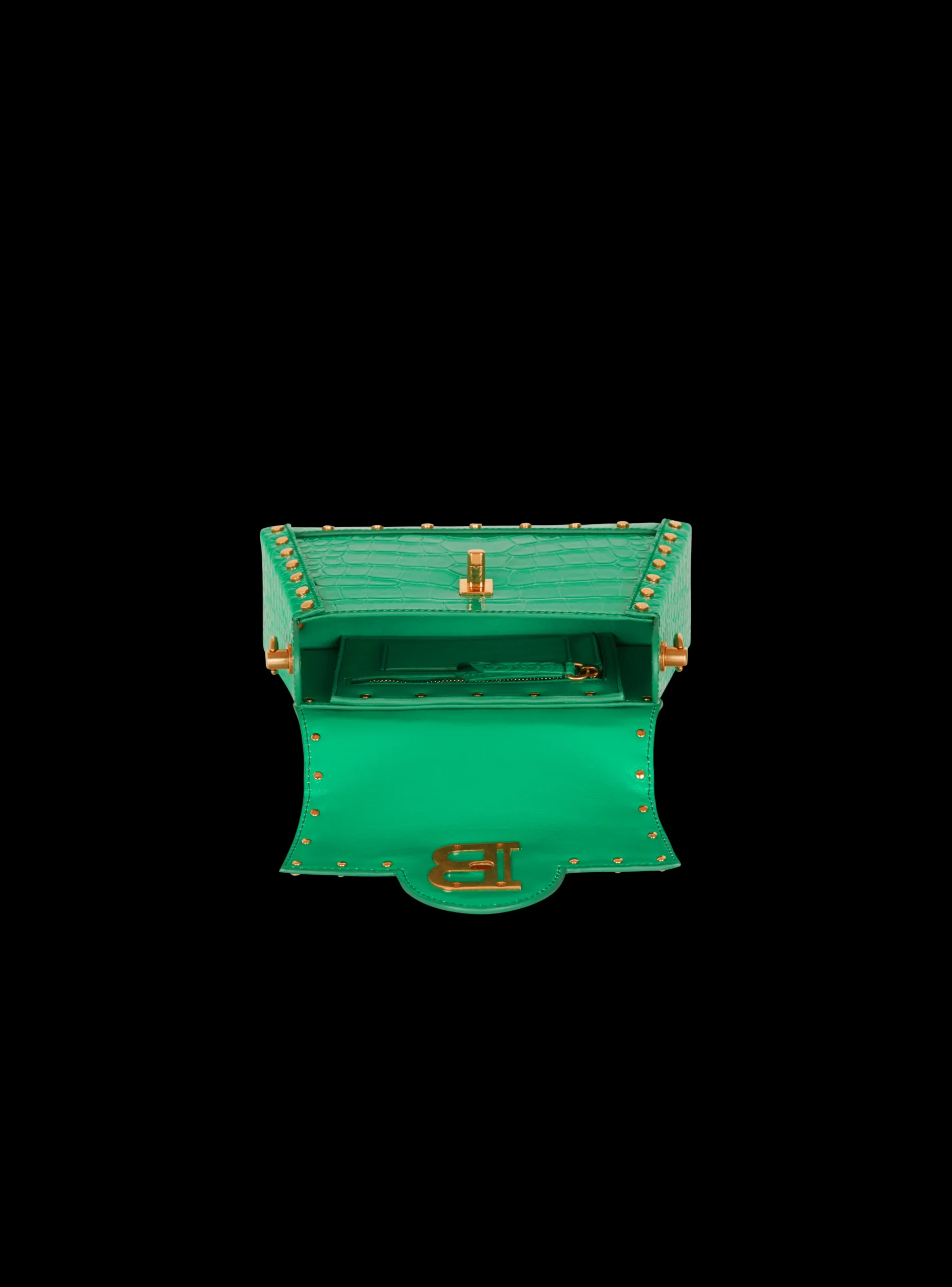 Women Balmain B-Buzz Dynasty Bag In Patent Leather