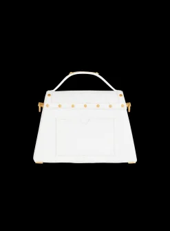 Women Balmain B-Buzz Dynasty Bag In Snakeskin Leather