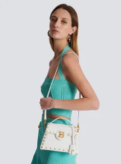 Women Balmain B-Buzz Dynasty Bag In Snakeskin Leather