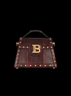 Women Balmain B-Buzz Dynasty Karung Leather Bag