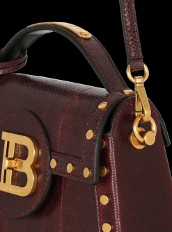 Women Balmain B-Buzz Dynasty Karung Leather Bag