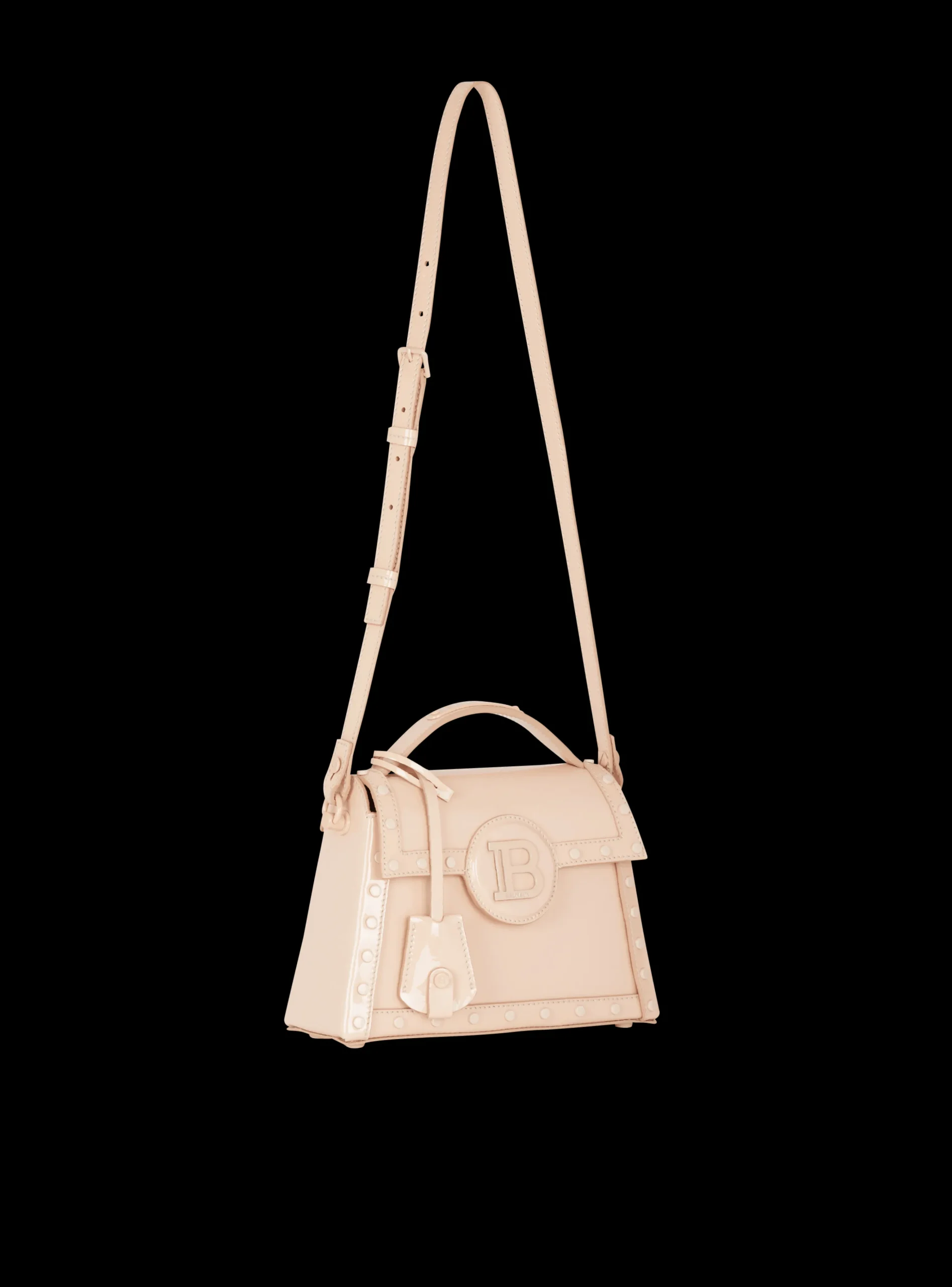 Women Balmain B-Buzz Dynasty Patent Leather Bag