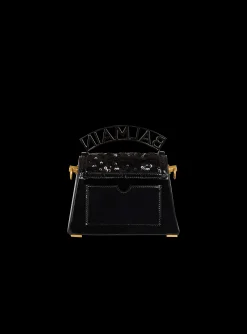 Women Balmain B-Buzz Dynasty Small Bag In Patent Leather And Sequins