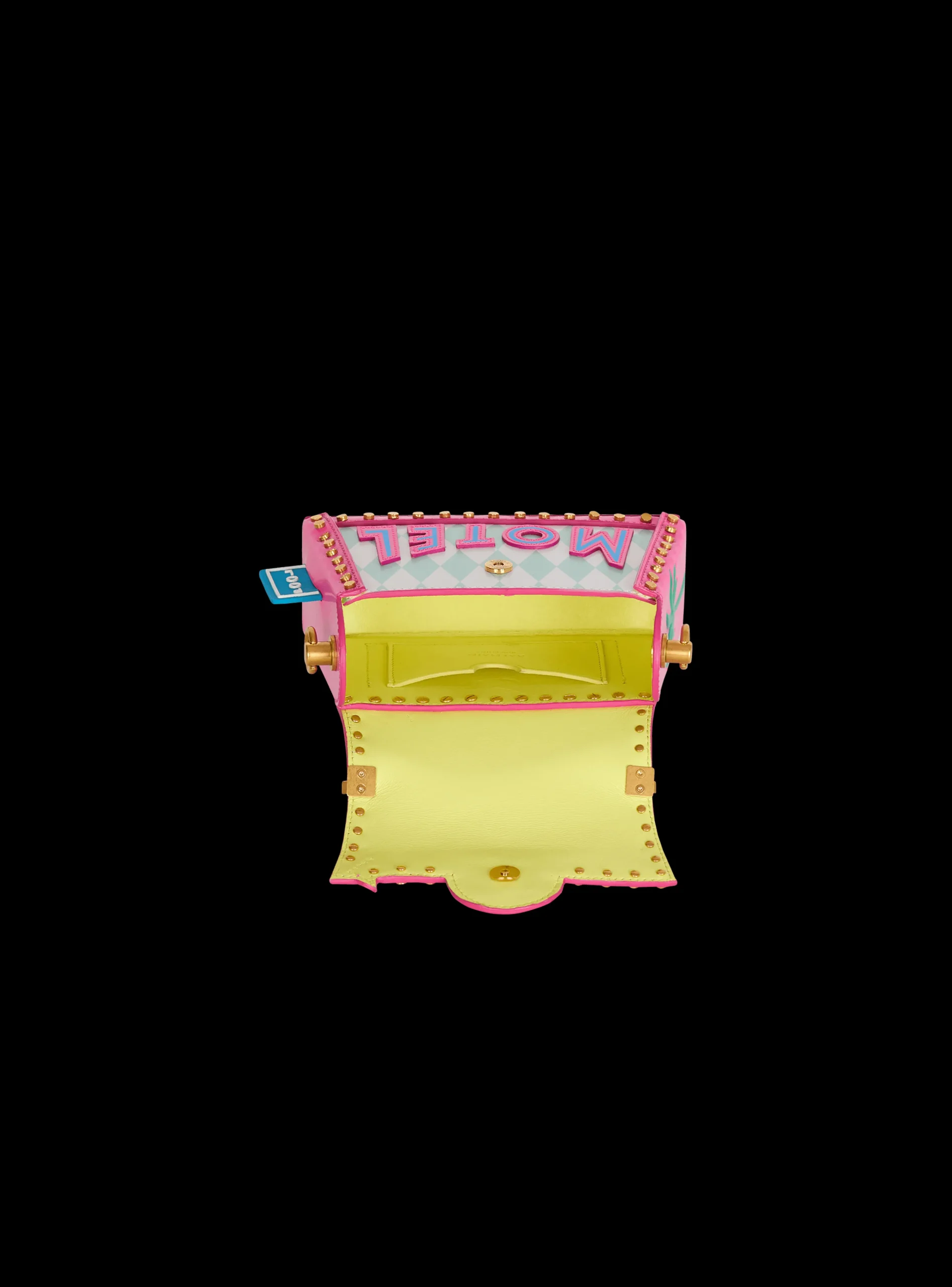 Women Balmain B-Buzz Dynasty Small Bag In Printed Calfskin