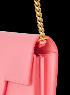 Women Balmain B-Buzz Grained Leather Wallet