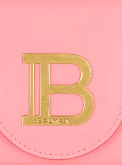 Women Balmain B-Buzz Grained Leather Wallet