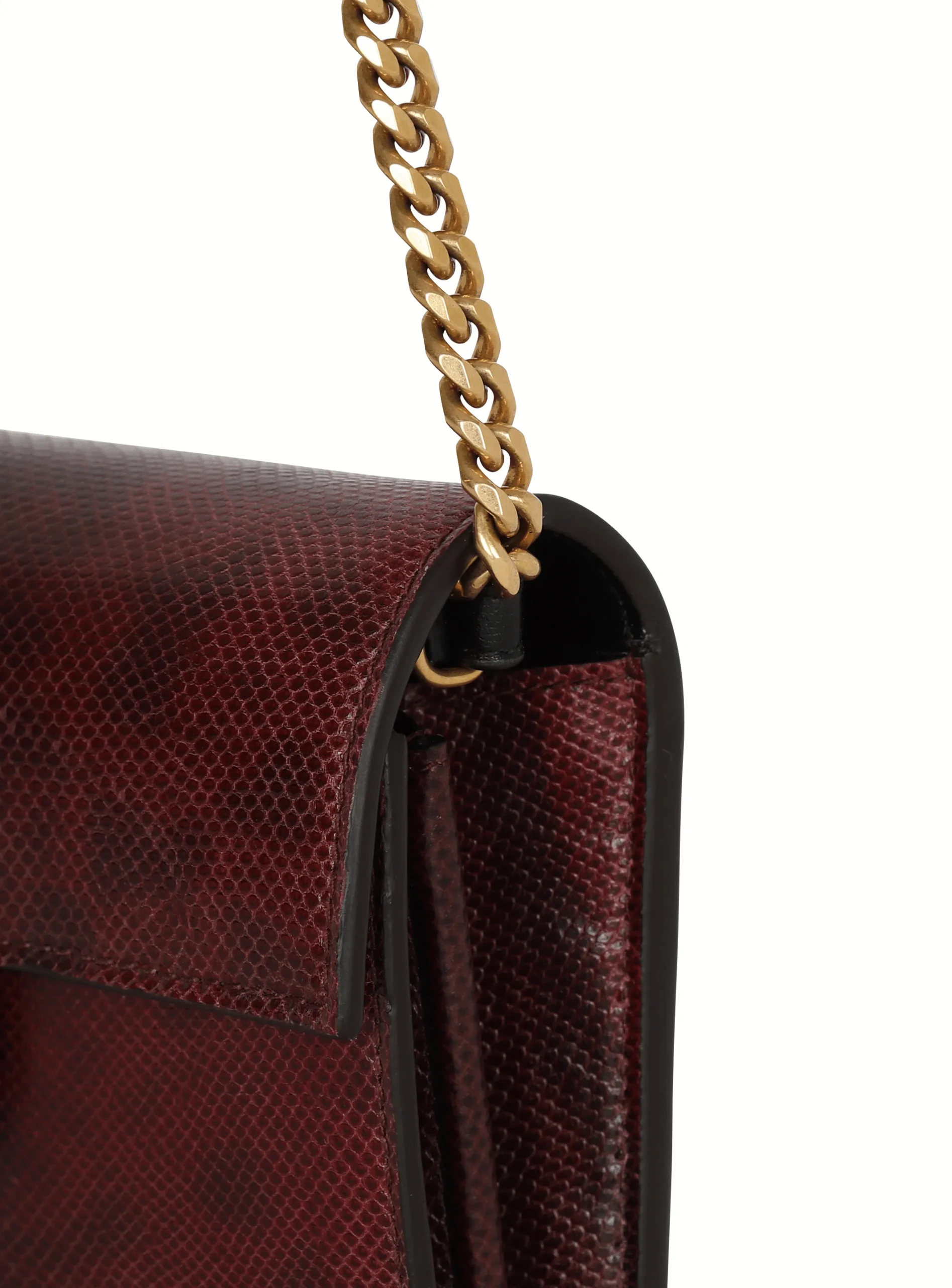 Women Balmain B-Buzz Karung Leather Wallet