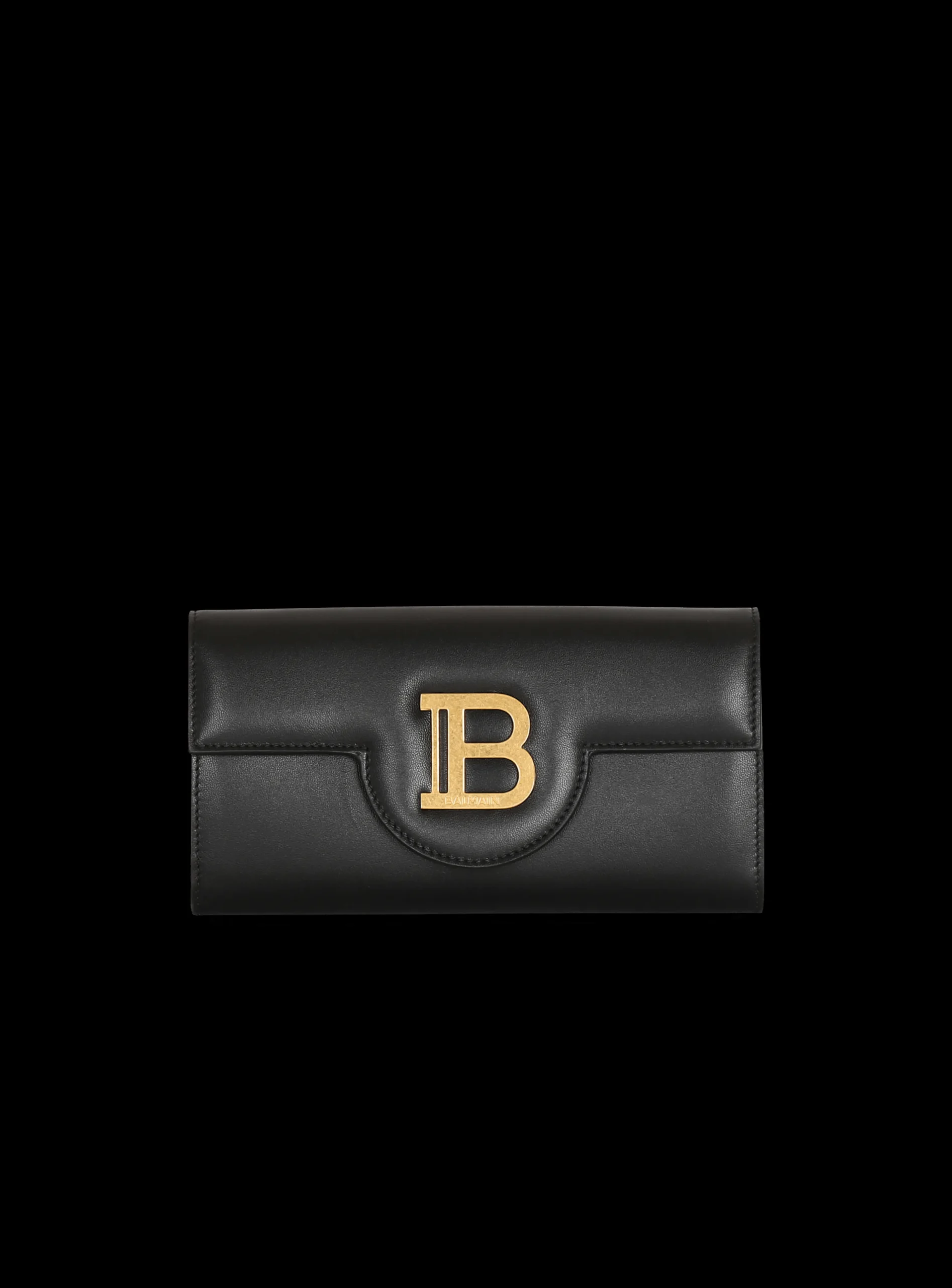 Women Balmain B-Buzz Leather Wallet