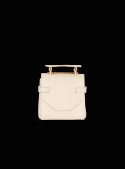 Women Balmain B-Buzz Mini 12 Leather Bag